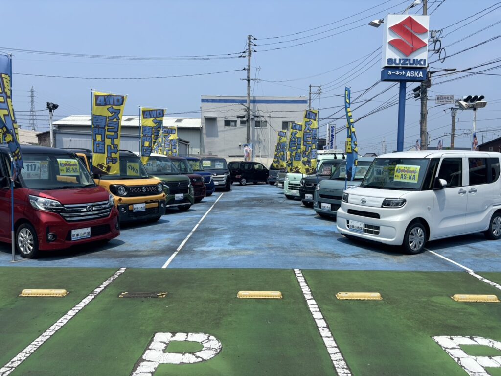 新車市場松江ASKA軽スライド＆４WDタントスペーシア