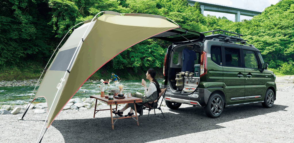 スズキ スペーシアギア 荷室(アウトドア仕様軽スライド4WD)